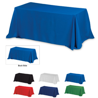 4-Sided Throw Style Table Covers & Table Throws -Blanks / Fit 6 Foot Table